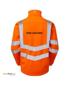 PULSAR® PR535 | ADD YOUR LOGO | Rail Spec High Visibility Soft Shell Jacket - Orange