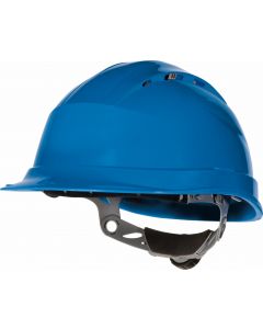 Delta Plus Quartz 4 - Safety Helmets with Xtra Comfort Features - Blue