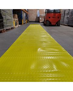 SiteGuard Pro Yellow Walkway Matting | 1m x 10m Roll