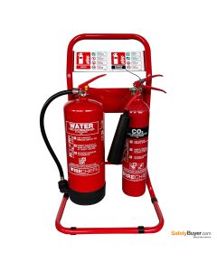 Fire Extinguisher Bundles on Tubular Stands