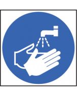 Wash Hands Symbol Safety Signs