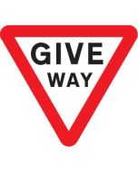 Give Way Reflective Traffic Signs | 600mm Triangle | 3mm Aluminium Composite (Class RA1)